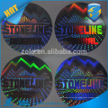 Customized printing one time use security hologram sticker